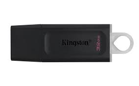 Clé USB Kingston DataTraveler Exodia 32 Go - USB 3.2 Gen 1 - Avec couvercle - Clip porte-clés - Couleur noire